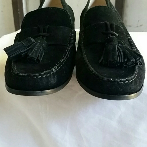 Cole Haan Grand 0s suede tassel loafers sz 8.5 - Picture 5 of 8